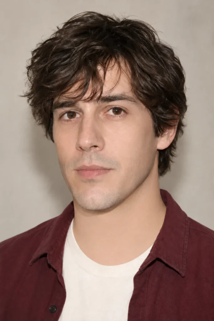 Medium-length fluffy fringe with longer sides