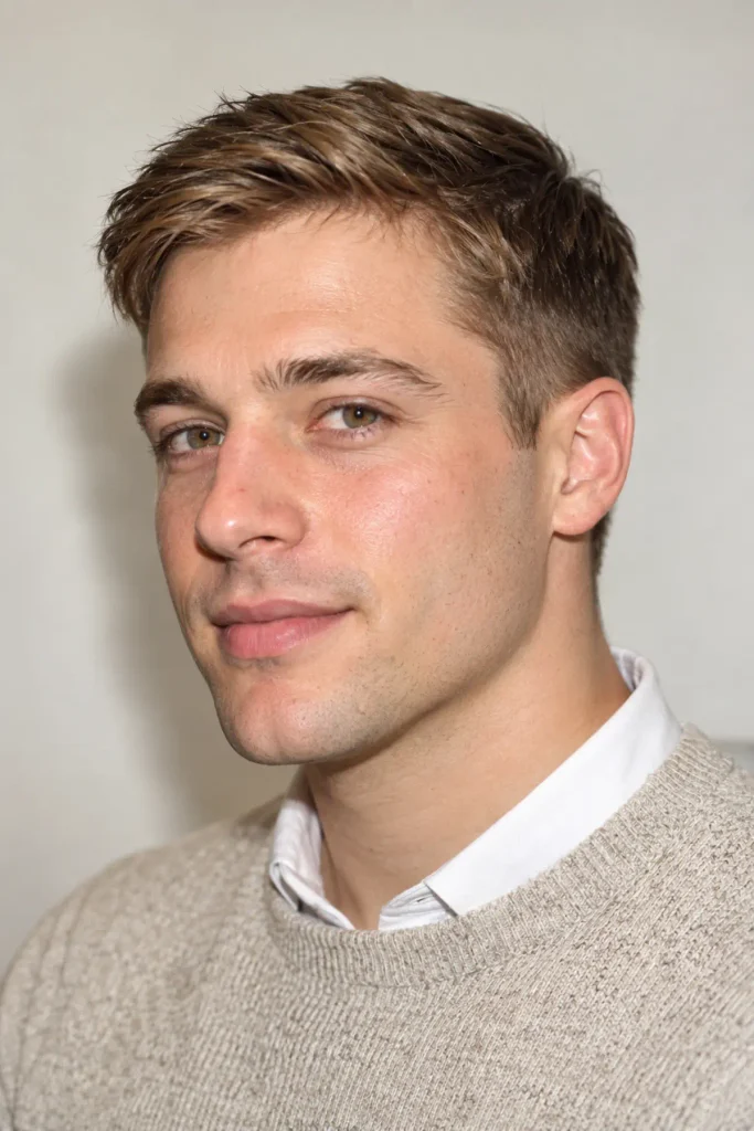 Ivy League haircut for men