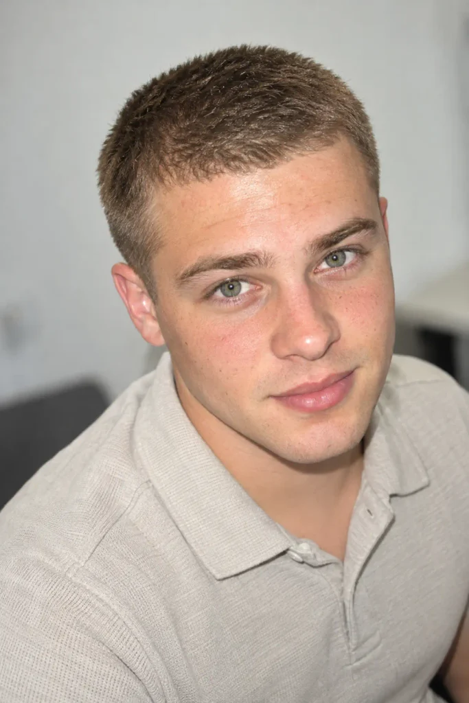 Professional buzz cut for men